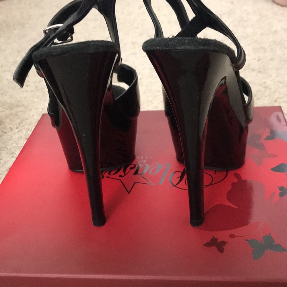 Black Platform Heels - image 3